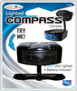 Custom Accessories Black Lighted Low Profile Compass For Mounts to dash or windshield 1 pk