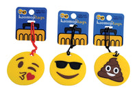 Kaomoji Emoji Luggage Tags Polymer 1 pk (Pack of 90)