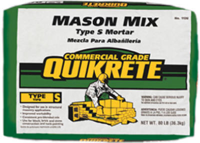 Quikrete Mason Mix Type S 60 lb Gray