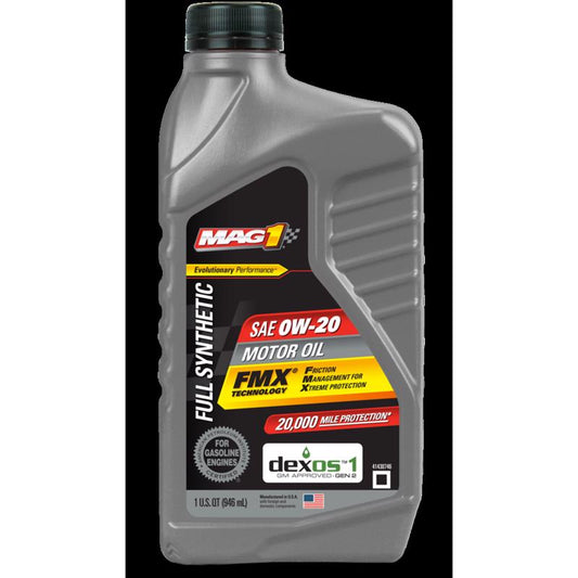 MAG 1 FMX 0W-20 4 Cycle Engine Synthetic Motor Oil 1 qt. (Pack of 6)