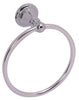 Ultra Faucets Traditional Collection Chrome Towel Ring Metal
