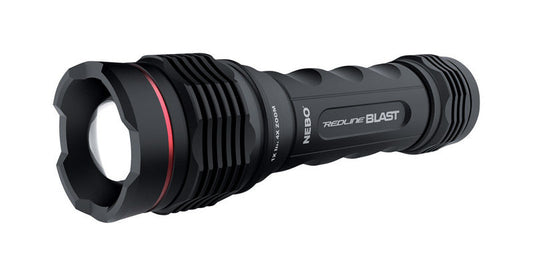 Nebo Redline Blast 1400 lumens Black LED Flashlight AA Battery (Pack of 12)