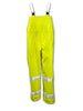 High-Visibility Overalls, Lime Yellow PVC On Polyester, Small