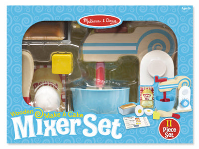 Make-a-Cake Mixer Set, Wooden