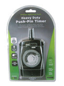 Prime TNO24111 2-Outlet Outdoor 24 Hour Electromechanical Timer With 18" Cord