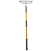 Stanley Fatmax 59 in. 16 Tine Steel Bow Rake Fiberglass Handle