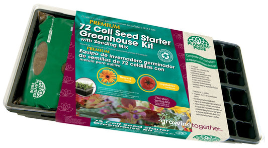 Planters Pride 3452 72 Cell Seed Starter Greenhouse Kit