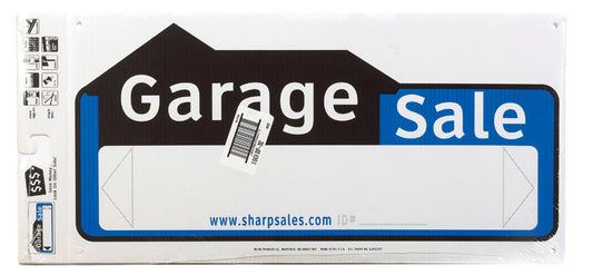 Hy-Ko English Garage Sale Sign Plastic 10 in. H x 22 in. W (Pack of 3)