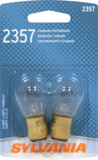 Sylvania SYL2357.BP2 Clear Double Filament S-8 Bayonet Bulb 2 Count