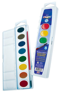 Prang 16016 Washable Watercolors Set 16 Color