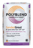 Custom Building Products Polyblend Indoor and Outdoor Charcoal Grout 25 lb