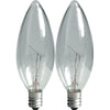 GE 40 watts B10 Decorative Incandescent Bulb E12 (Candelabra) Soft White 2 pk (Pack of 6)