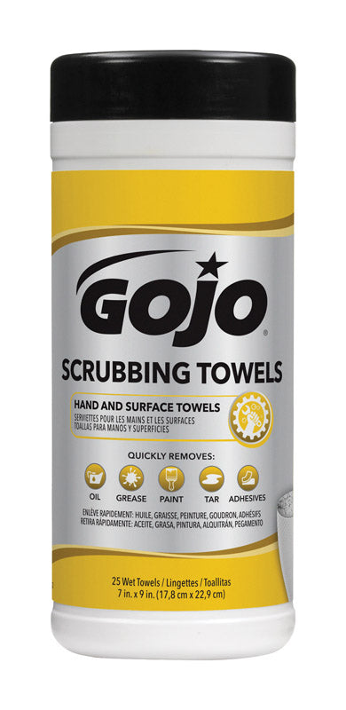Gojo Fresh Citrus Scent Hand and Surface Scrubbing Towels