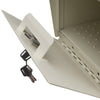 Mail Boss  Mail Boss  Modern  Galvanized Steel  Post Mount  White  Locking Mailbox
