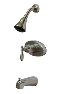 Tub-Shower Valve Single Lever Non-Metallic Anti-Scald Tub/Shower Diverter Nickel