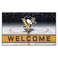 NHL - Pittsburgh Penguins Rubber Door Mat - 18in. x 30in.