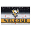 NHL - Pittsburgh Penguins Rubber Door Mat - 18in. x 30in.