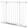 North States White 29 in.   H X 28-38.5 in.   W Metal Safety Gate