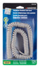 Monster Just Hook It Up 12 ft. L Almond Telephone Handset Coil Cord