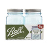 Ball Collector's Edition Aqua Vintage Regular Mouth Canning Jar 16 oz 4 pk