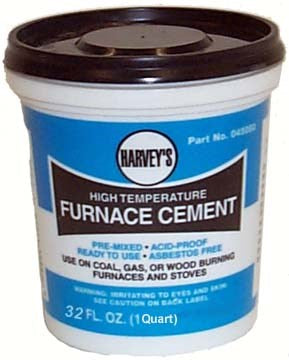 WM Harvey 045105 1 Quart Non-Asbestos Furnace Cement