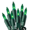 Celebrations Stay-Lit Green Plug-In/Remote Incandescent 100-Bulb Mini Christmas Lights 33 L ft.