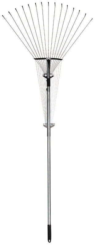 Bond 15-Tine Steel Adjustable Rake 69 L x 23 W in. with Poly Handle