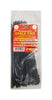 Tool City  8 in. L Black  Cable Tie  100 pk
