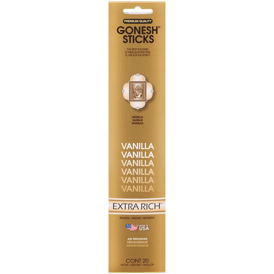 Gonesh 20811 Vanilla Incense Sticks