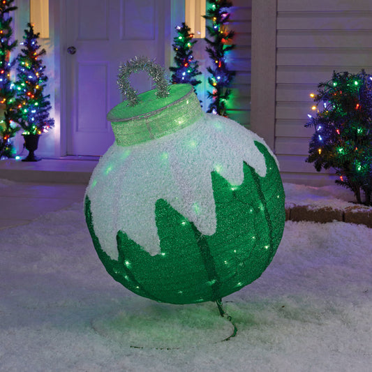 Sylvania  Illuminet  Ornament  LED Yard Art  Green  Mesh  30 in. 1 pk