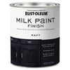 Rust-Oleum Matte Navy Water-Based Acrylic Milk Paint 1 qt (Pack of 2).