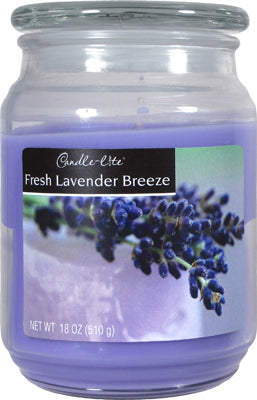 Candle lite 3297404 18 Oz Fresh Lavender Breeze Terrace Jar Candle (Pack of 4)