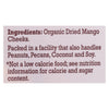 Natierra - Dried Mango Organic Cheeks - Case of 6 - 8 OZ