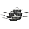 Ceramica Deluxe 10 Pc Ceramic Cookware Set - Black