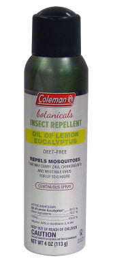 Botanicals Insect Repellent, Lemon Eucalyptus, 4-oz.