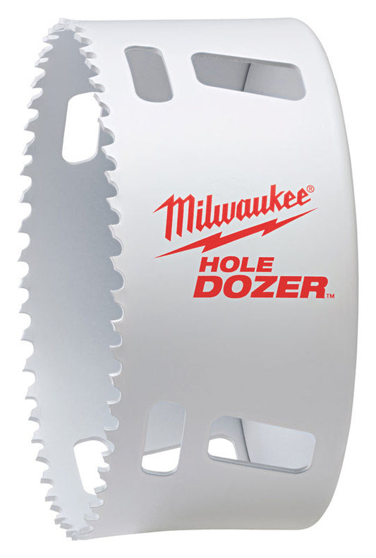 Milwaukee  Hole Dozer  4-1/2 in. Dia. x 1-7/8 in. L Bi-Metal  Hole Saw  1/4 in. 1 pc.
