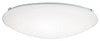 Metalux 4.6 in. H X 19 in. W X 19 in. L White LED Ceiling Light