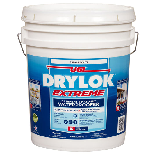 Drylok Extreme White Latex Waterproof Sealer 5 gal.