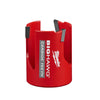 Milwaukee  BIG HAWG  2-1/8 in. Dia. x 2.44 in. L Carbide Tipped  3 Tooth  Hole Saw  7/16 in. 1 pc.