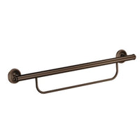 GRAB BAR W/ TOWEL BAR BRNZ