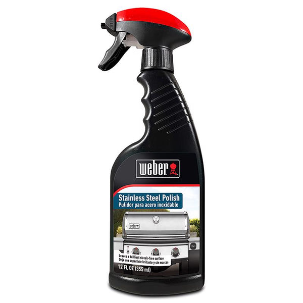 Limpiador de acero inoxidable Weber con aroma a cítricos, líquido de 12 oz (paquete de 6)