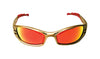 3M  Fuel  Safety Glasses  Red Lens Sandstone Bronze Frame 1 pc.