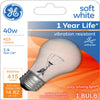 GE 40 W A15 A-Line Incandescent Bulb E26 (Medium) Soft White 1 pk