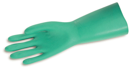 MCR Safety Nitri-Chem Unisex Gloves Green L 1 pair