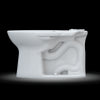 TOTO® Drake® Elongated Universal Height TORNADO FLUSH® Toilet Bowl with 10 Inch Rough-In and CEFIONTECT®, Cotton White - C776CEFG.10#01