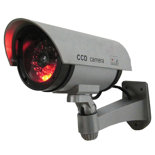 Sabre Outdoor Gray Decoy Security Camera