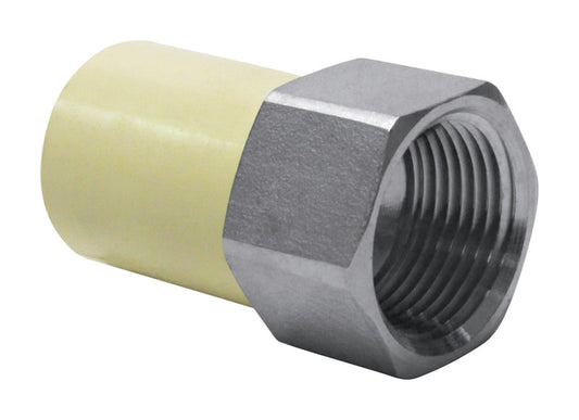 KBI  3/4 in. CTS   x 3/4 in. Dia. FPT  CPVC  Transition Adapter