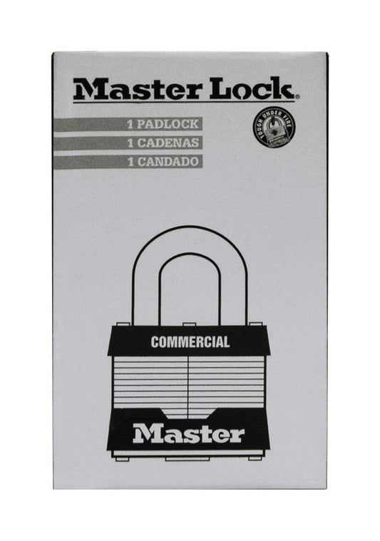 Master Lock 1-5/16 in. H x 1 in. W x 1-3/4 in. L Laminated Steel Double Locking Padlock 6 pk Keyed Alike (Pack of 6)