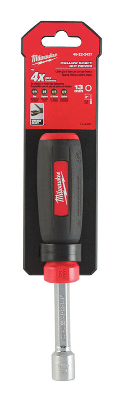 Milwaukee  13 mm Metric  Hollow Shaft Nut Driver  7 in. L 1 pc.