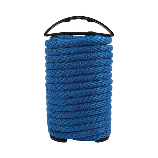 Lehigh Group BSBP1630 1/2" X 300' Blue Polypropylene Solid Braid Derby Rope (Pack of 300)